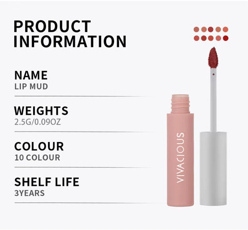 Vivacious velvet Mousse Matte Lip Mud